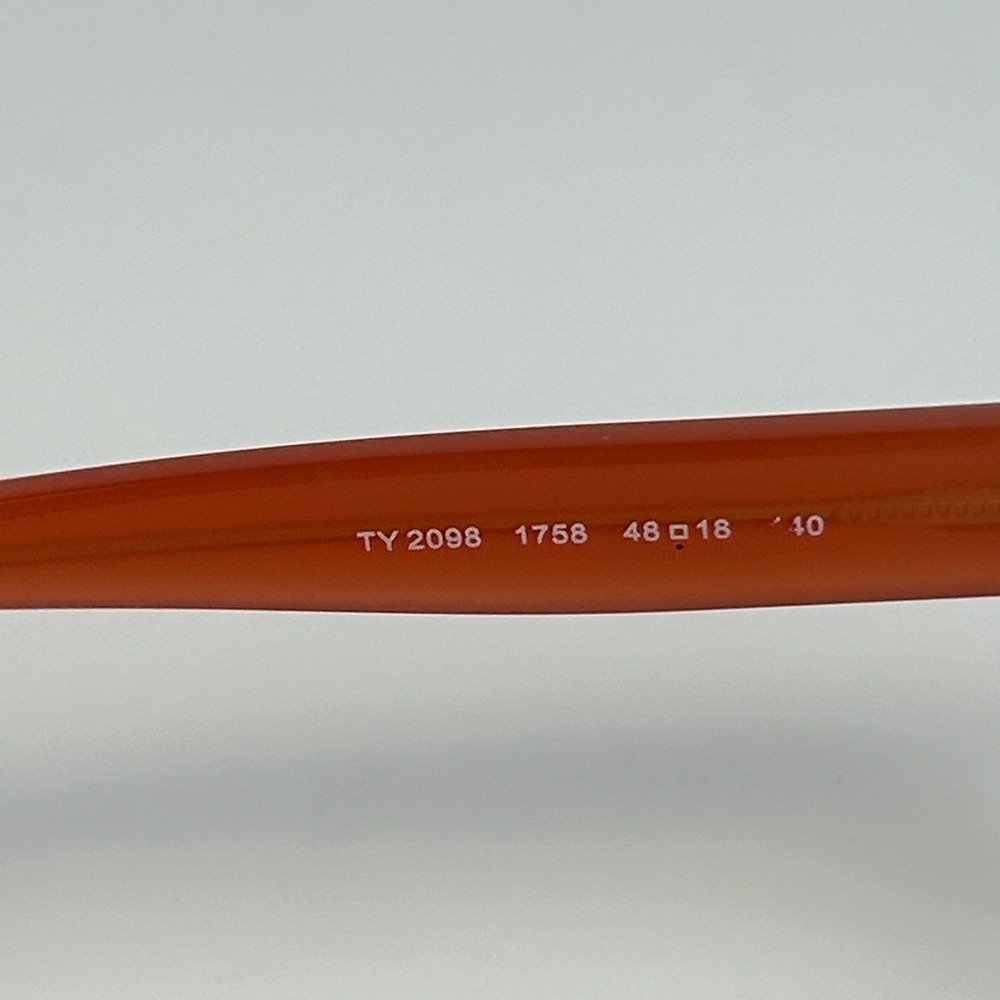 Tory Burch TY2098 1758 Women Eyeglasses Frame Orange Tortoise Shell 48-18-140 mm - Picture 9 of 10
